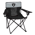 Las Vegas Raiders Elite Canvas Chair w/ Officially Licensed Team Logo