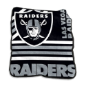 Las Vegas Raiders NFL Raschel Plush Throw Blanket