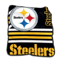 Pittsburgh Steelers NFL Raschel Plush Throw Blanket