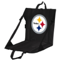 Pittsburgh Stadium Seat w/ Steelers Logo - Cushioned Back