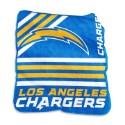 Los Angeles Chargers NFL Raschel Plush Throw Blanket