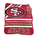 San Francisco 49ers NFL Raschel Plush Throw Blanket