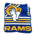Los Angeles Rams NFL Raschel Plush Throw Blanket
