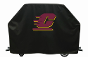 Central Michigan Grill Cover with Chippewas Logo on Black Vinyl
