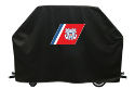 US Coast Guard Grill Cover with Military Logo on Black Vinyl