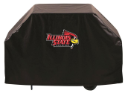 Illinois State Grill Cover with Redbirds Logo on Black Vinyl