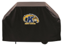 Kent State Grill Cover with Golden Flashes Logo on Black Vinyl