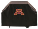 Minnesota Grill Cover with Golden Gophers Logo on Black Vinyl
