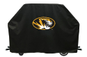 Missouri Grill Cover with Tigers Logo on Black Vinyl