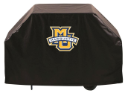 Marquette Grill Cover with Golden Eagles Logo on Black Vinyl