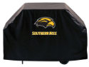 Southern Miss Grill Cover with Golden Eagles Logo on Black Vinyl