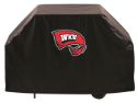 Western Kentucky Grill Cover with Hilltoppers Logo on Black Vinyl