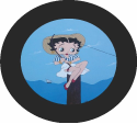 Betty Boop Fishing Spare Tire Cover