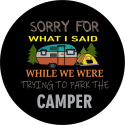 Parking Camper Spare Tire Cover