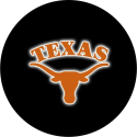 Spare Tire Cover w/ "Texas Longhorns" Graphic