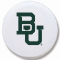 Baylor University Tire Cover w/ Bears Logo on White Vinyl