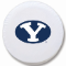 Brigham Young University Tire Cover Logo on White Vinyl
