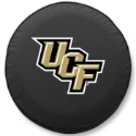 University of Central Florida Tire Cover Logo on Black Vinyl