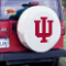 Indiana University Tire Cover w/ Hoosiers Logo on White Vinyl