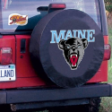University of Maine Tire Cover w/ Black Bears Logo Black Vinyl