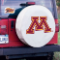 University of Minnesota Tire Cover Logo on White Vinyl