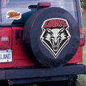 University of New Mexico Tire Cover w/ Lobos Logo Black Vinyl