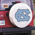 University of North Carolina Tire Cover Logo on White Vinyl