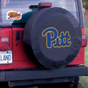 University of Pittsburgh Tire Cover w/ Panthers Logo Black Vinyl
