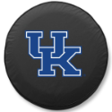 University of Kentucky Tire Cover w/ "UK" Logo on Black Vinyl