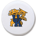 University of Kentucky Tire Cover w/ Wildcats Logo White Vinyl