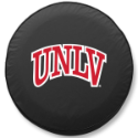 University of Nevada Las Vegas Tire Cover Logo on Black Vinyl