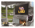 Louisiana State Outdoor TV Cover w/ Tigers Logo - Black Vinyl