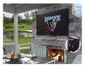 Maine Outdoor TV Cover w/ Black Bears Logo - Black Vinyl