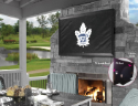 Toronto Outdoor TV Cover w/ Maple Leafs Logo - Black Vinyl