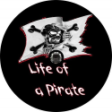 Life of a Pirate Tire Cover - Backup Camera Ready