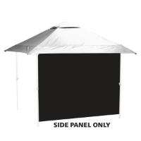 Plain Black Tent Side Panel - Logo Brand