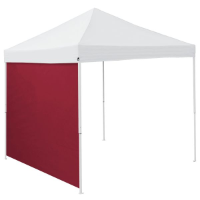 Plain Garnet Red Tent Side Panel - Logo Brand
