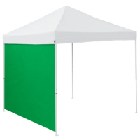 Plain Kelly Green Tent Side Panel - Logo Brand