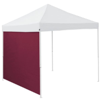 Plain Maroon Red Tent Side Panel - Logo Brand
