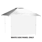 Plain White Tent Side Panel - Logo Brand