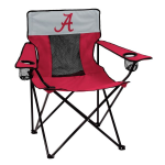 Alabama Crimson Tide Elite Canvas Chair w/ Officially Licensed Team Logo