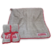 University of Alabama Frosty Fleece Blanket w/ Sherpa Material