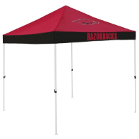 Arkansas Tent w/ Razorbacks Logo - 9 x 9 Economy Canopy