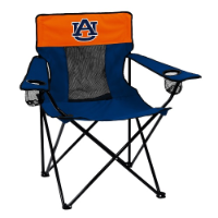 Auburn Tigers Elite Canvas Chair w/ Officially Licensed Team Logo
