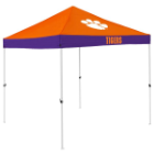 Clemson Tent w/ Tigers Logo - 9 x 9 Economy Canopy