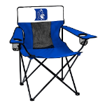 Duke Blue Devils Elite Canvas Chair w/ Officially Licensed Team Logo