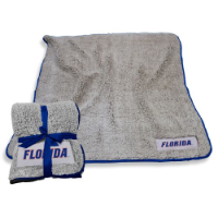 University of Florida Frosty Fleece Blanket w/ Sherpa Material