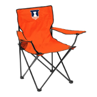 Illinois Fighting Illini Quad Canvas Chair w/ Officially Licensed Team Logo