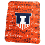 University of Illinois Classic Fleece Blanket
