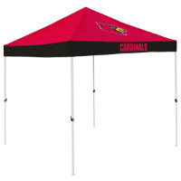 Louisville Tent w/ Cardinals Logo - 9 x 9 Economy Canopy